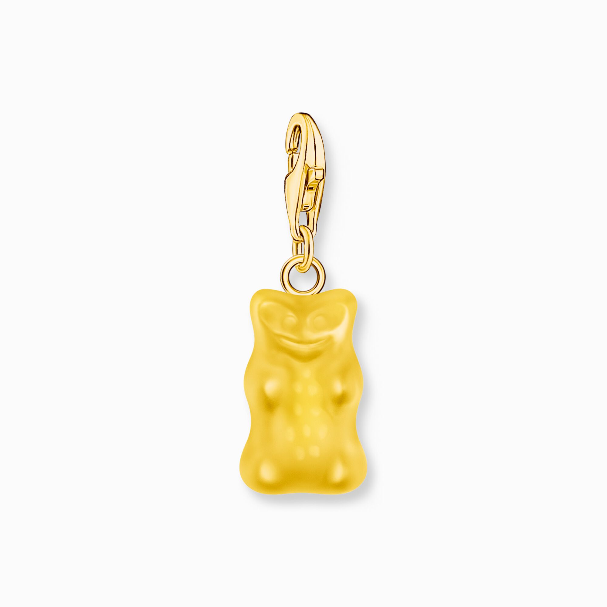 Gold-plated charm pendant goldbears in yellow from the Charm Club collection in the THOMAS SABO online store